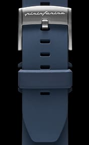 FKM Rubber 22mm Watch Strap - Dark Blue