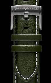 Genuine Italian Leather 22mm Watch Strap - Green