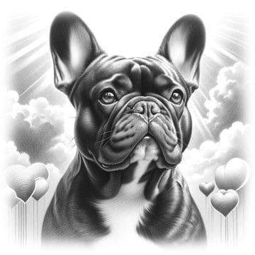 "Playful Pup Frenchie - Sweetheart Gaze" - ASScoozie Design on FrostBuddy Universal Buddy | A Sweet Sip