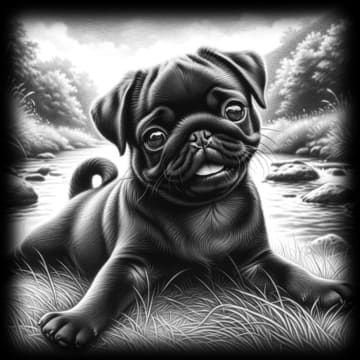 "Pug - Forest Pup" - ASScoozie Design on FrostBuddy Universal Buddy | A Sweet Sip