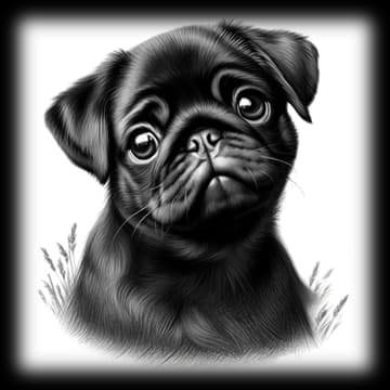 "Pug - Midnight Puppy" - ASScoozie Design on FrostBuddy Universal Buddy | A Sweet Sip