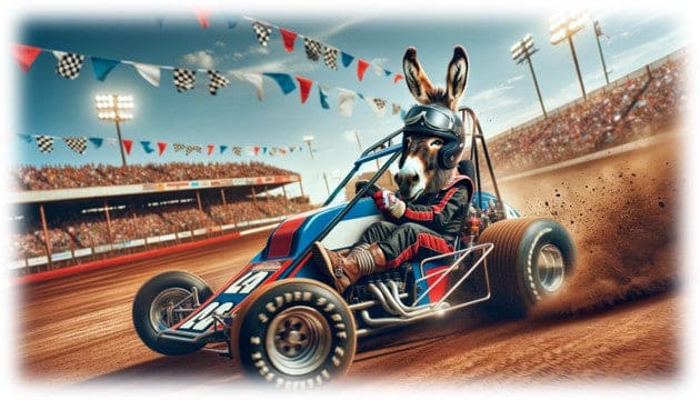 "Racer - Blue Streak (Landscape)" - ASScoozie Design on FrostBuddy Universal Buddy | A Sweet Sip