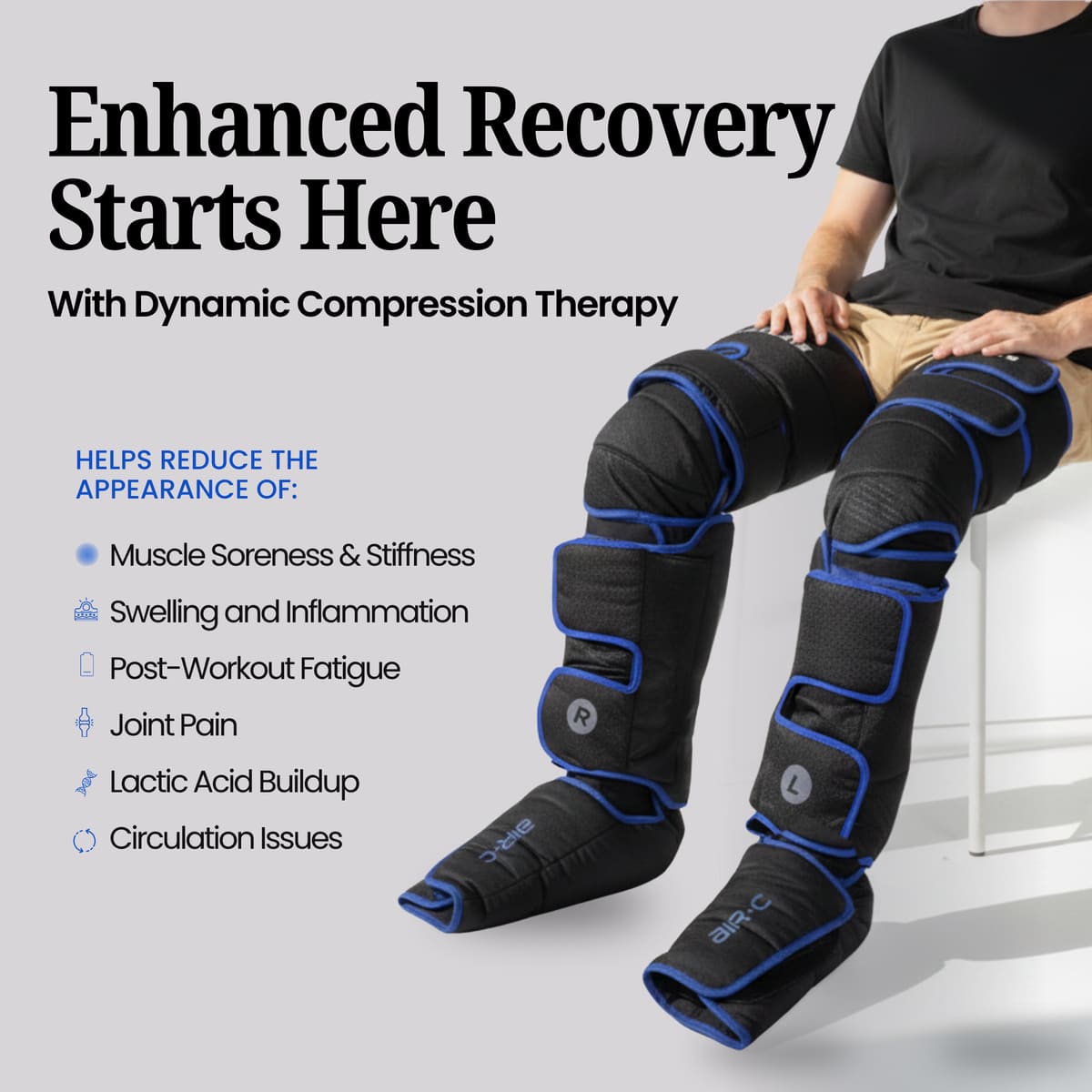 Air-C Leg Massager (Heat & Cold)