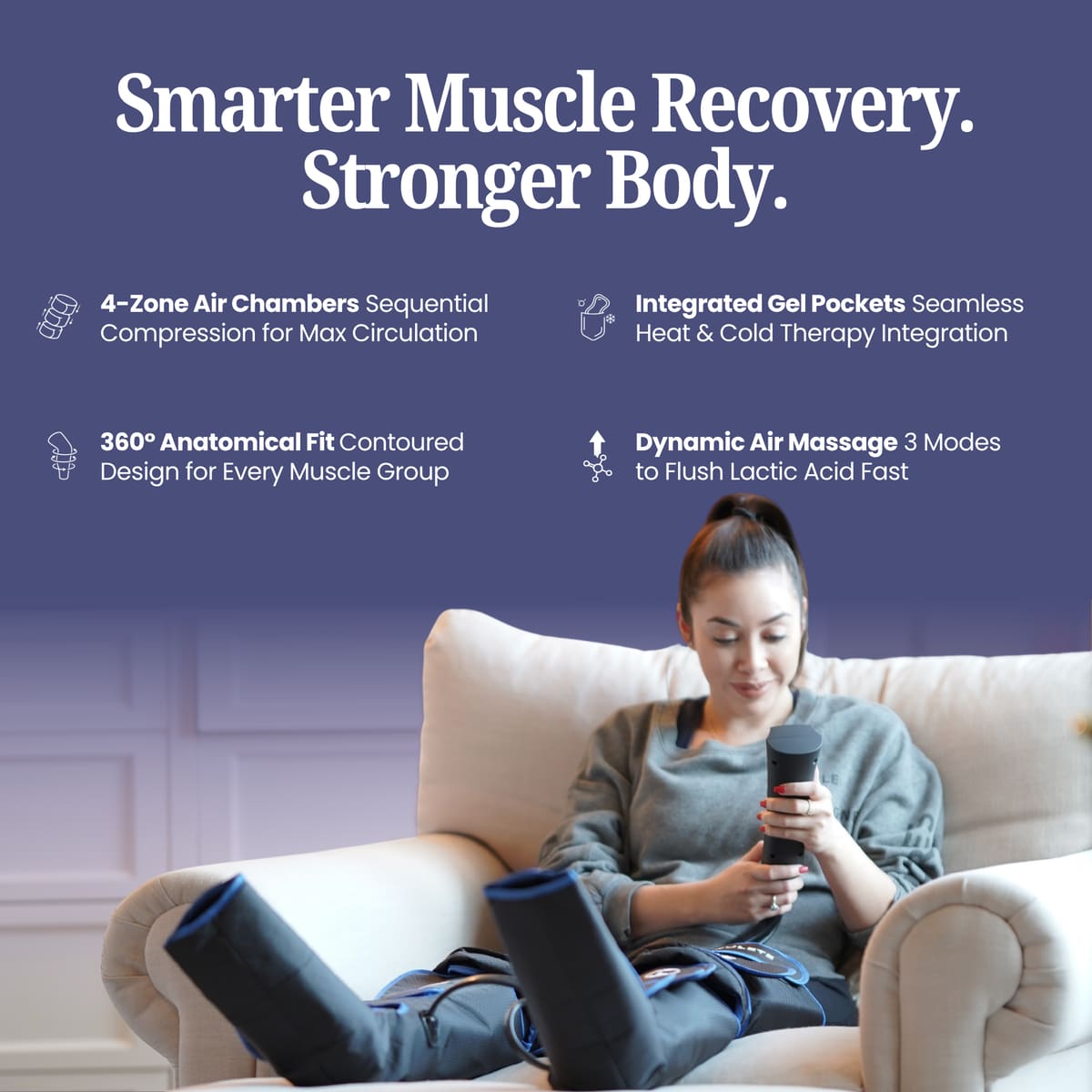 Air-C Leg Massager (Heat & Cold)