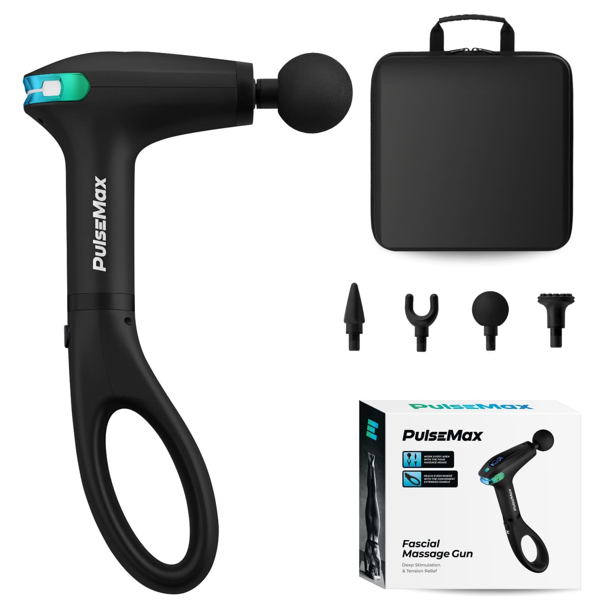 PulseMax Handheld Massage Gun