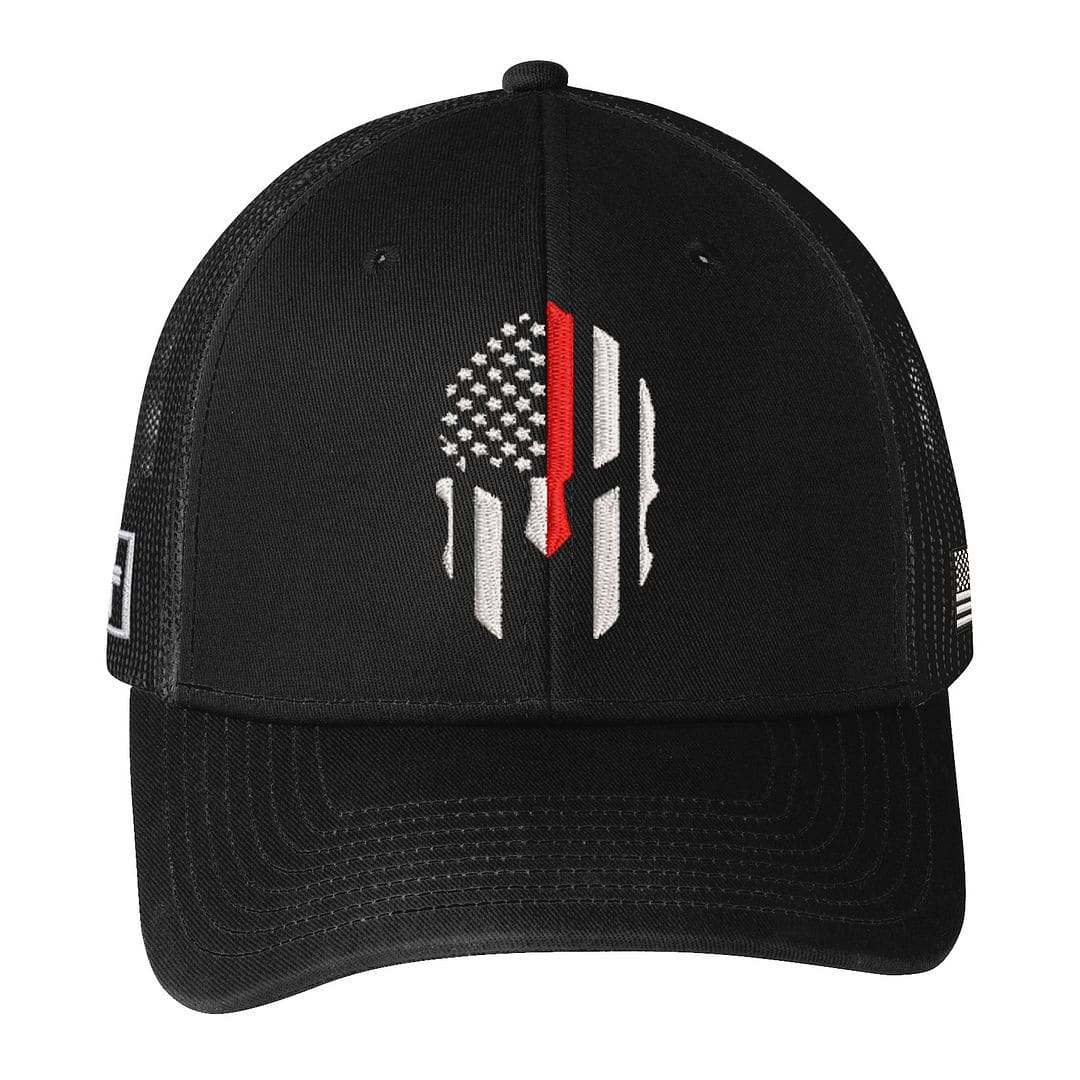 Red Line Spartan Trucker Hat