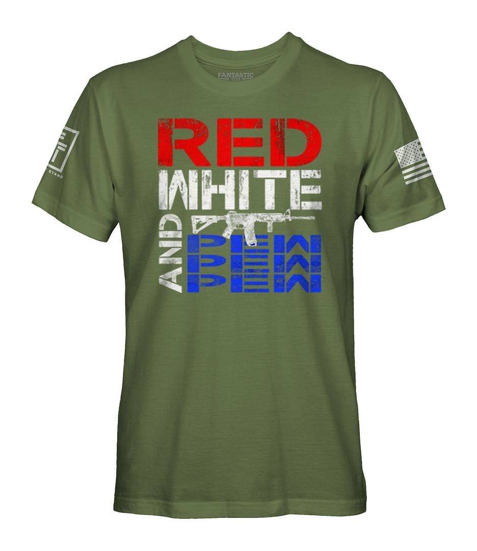 Red, White, and Pew T-Shirt