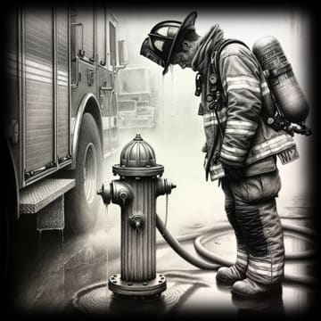 "Resolute Firefighter - After the Call" - ASScoozie Design on FrostBuddy Universal Buddy | A Sweet Sip