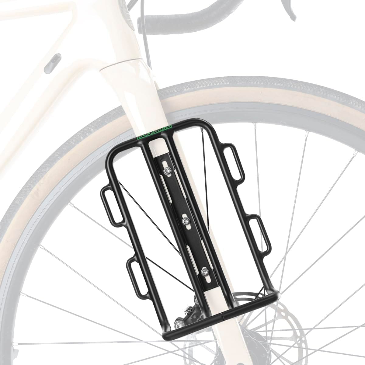 ROCKBROS Front Bike Rack Aluminum Alloy Luggage Touring Carrier Racks 6.6lbs - 1 piece