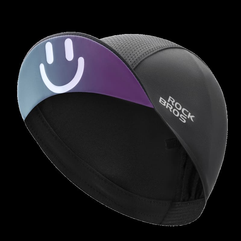ROCKBROS Summer Sun Protection Hat with Colorful Gradient Design - Purple
