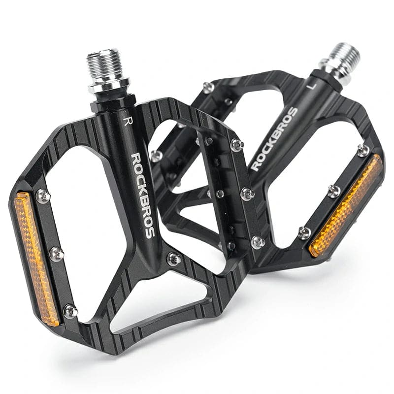 Rocket-Style Aluminum Bike Pedal - Black
