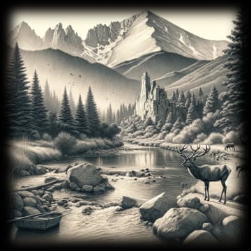 "Rocky Mountain Paradise - Autumn Stillness" - ASScoozie Design on FrostBuddy Universal Buddy | A Sweet Sip