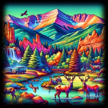 "Rocky Mountain Paradise - Vivid Valley" - ASScoozie Design on FrostBuddy Universal Buddy | A Sweet Sip