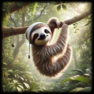 "Sloth Supreme - Cozy Beanie" - ASScoozie Design on FrostBuddy Universal Buddy | A Sweet Sip
