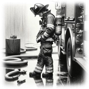 "Steadfast Firefighter - Ready Stance" - ASScoozie Design on FrostBuddy Universal Buddy | A Sweet Sip