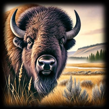 "Stoic Bison - Golden Plains" - ASScoozie Design on FrostBuddy Universal Buddy | A Sweet Sip