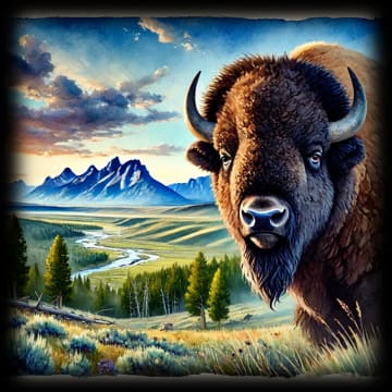 "Stoic Bison - Teton Valley" - ASScoozie Design on FrostBuddy Universal Buddy | A Sweet Sip