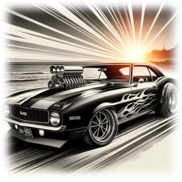 "Street Rod - Camaro SS" - ASScoozie Design on FrostBuddy Universal Buddy | A Sweet Sip