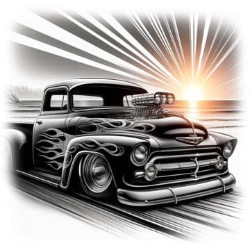 "Street Truck - Pier Sunrise" - ASScoozie Design on FrostBuddy Universal Buddy | A Sweet Sip