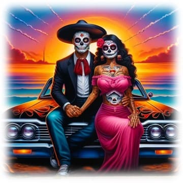 "Sunset Lovers - Formal Sunset (Portrait)" - ASScoozie Design on FrostBuddy Universal Buddy | A Sweet Sip