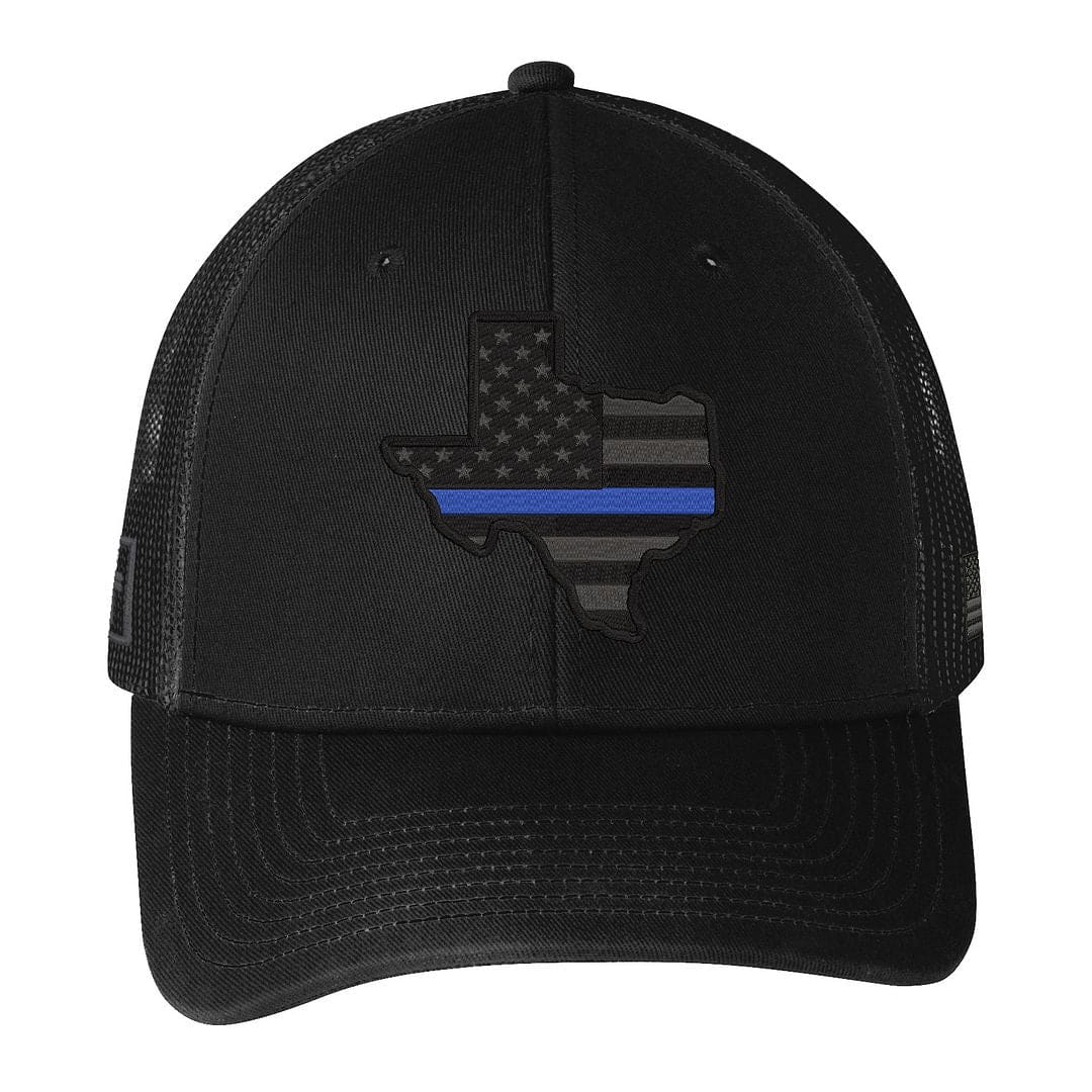 Texas Blue Line Stealth Trucker Hat