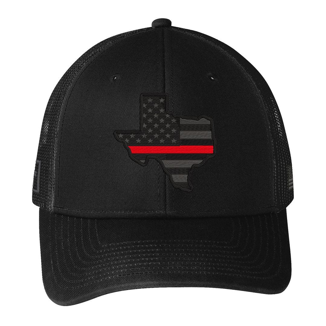 Texas Red Line Stealth Trucker Hat