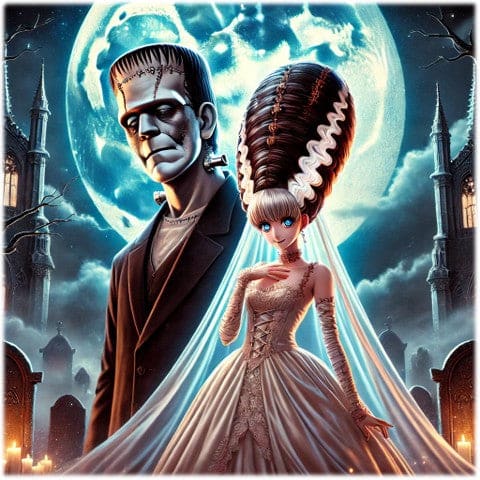 "The Frankensteins - Anime Moonrise" - ASScoozie Design on FrostBuddy Universal Buddy | A Sweet Sip