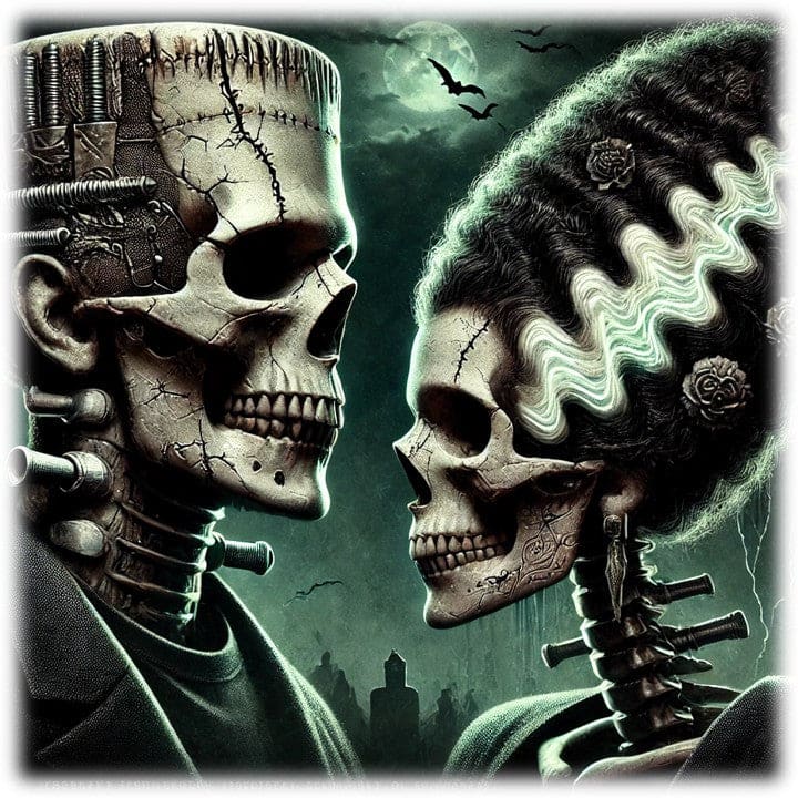"The Frankensteins - Moonlit Bats" - ASScoozie Design on FrostBuddy Universal Buddy | A Sweet Sip