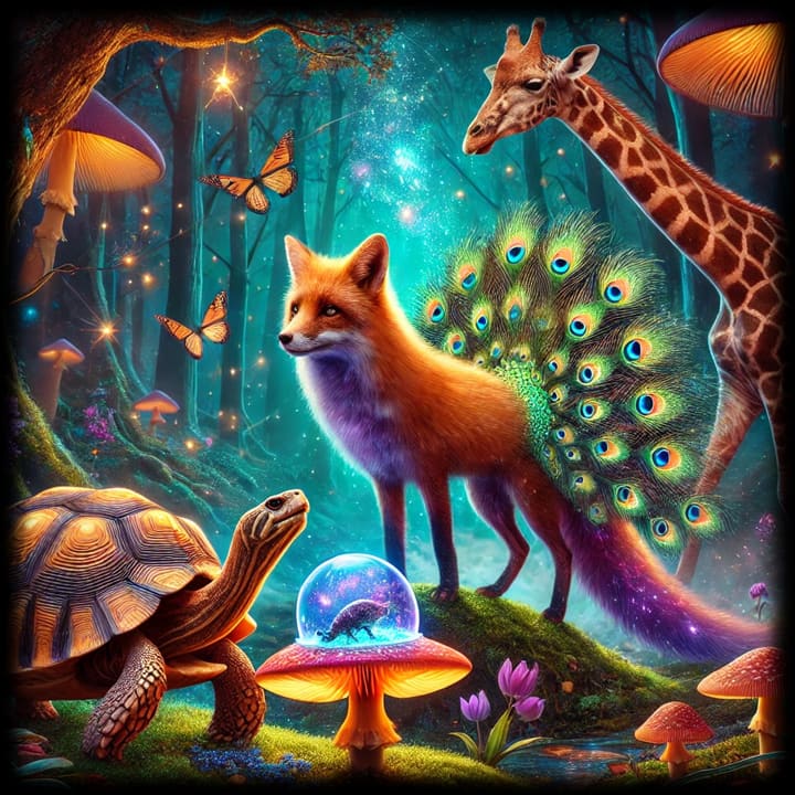 "The Imaginary Realm - Enchanted Menagerie" - ASScoozie Design on FrostBuddy Universal Buddy | A Sweet Sip