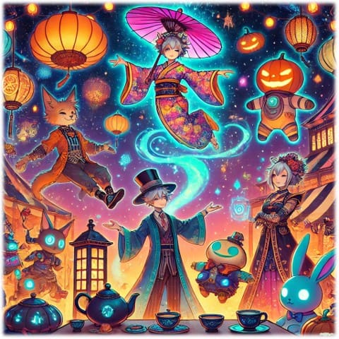 "The Imaginary Realm - Lantern Festival" - ASScoozie Design on FrostBuddy Universal Buddy | A Sweet Sip