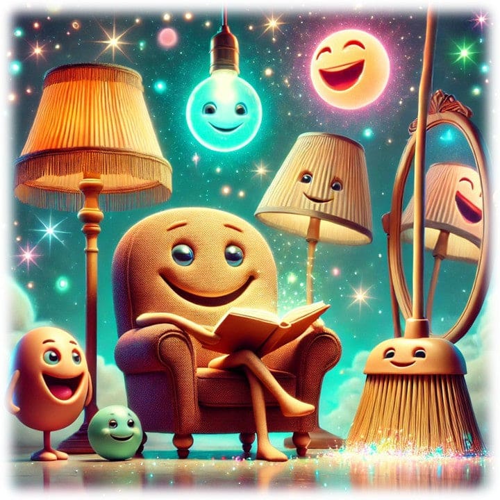 "The Imaginary Realm - Living Furniture" - ASScoozie Design on FrostBuddy Universal Buddy | A Sweet Sip