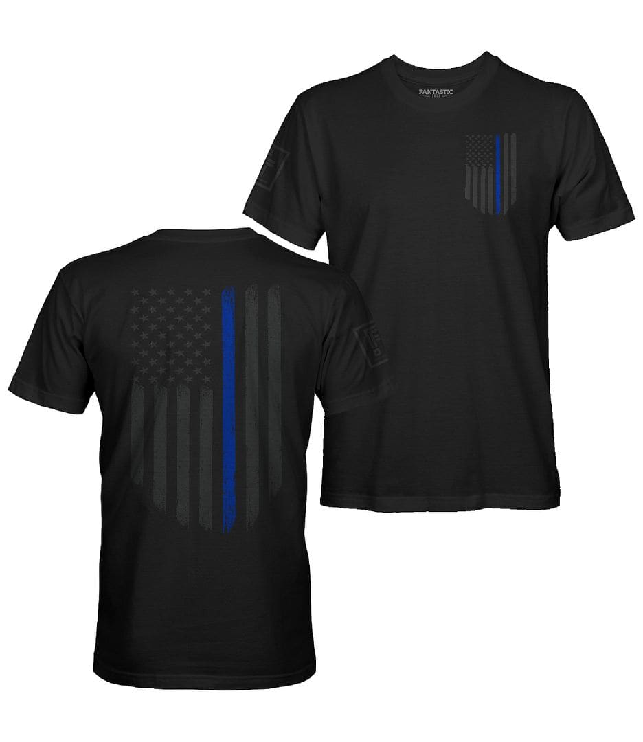 Blue Line Flag Stealth T-Shirt