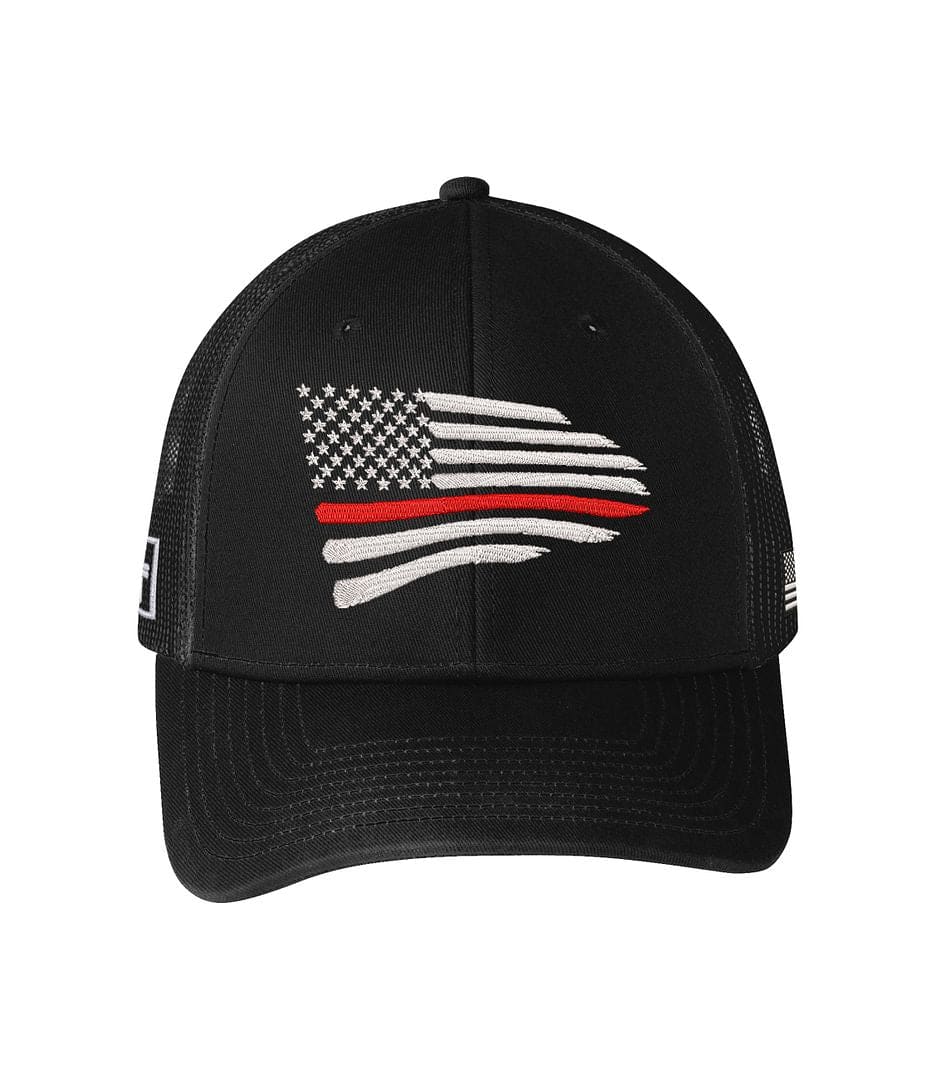 Thin Red Line Flag Trucker Hat