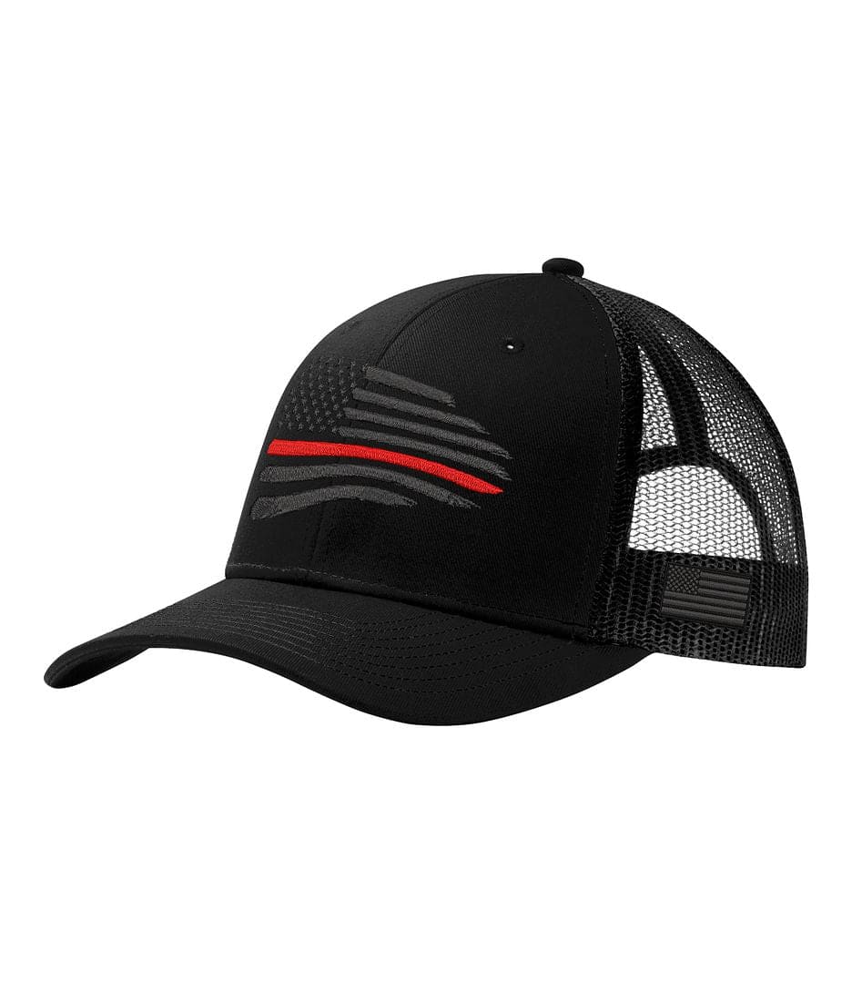 Thin Red Line Stealth Trucker Hat