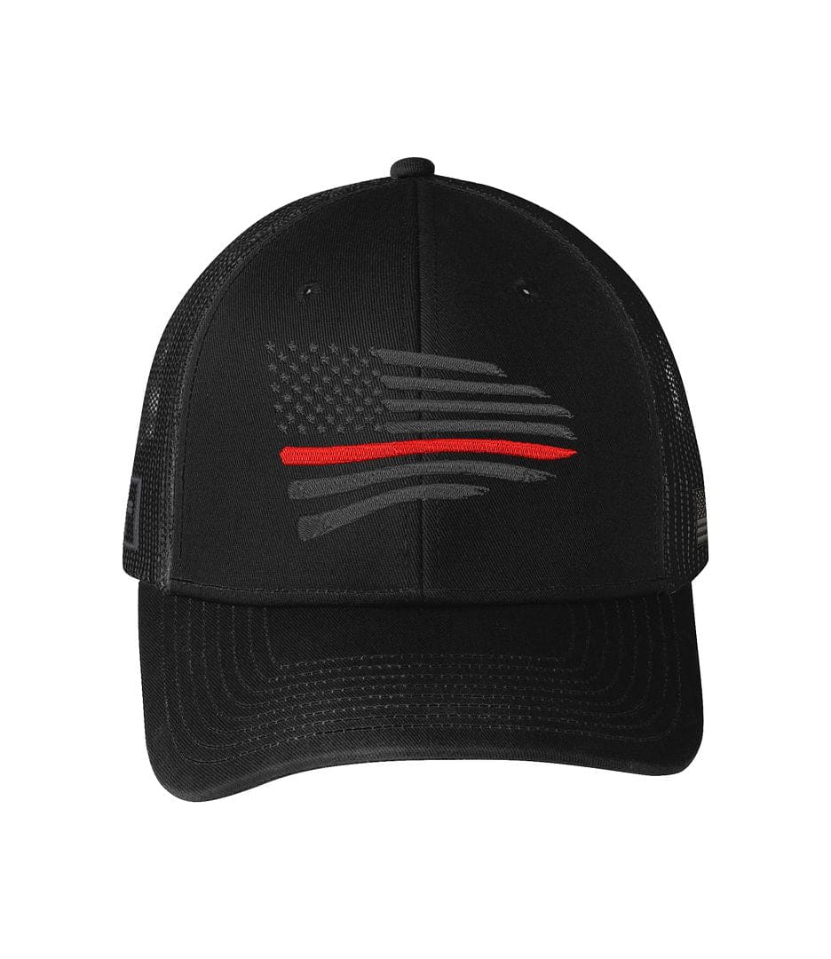 Thin Red Line Stealth Trucker Hat