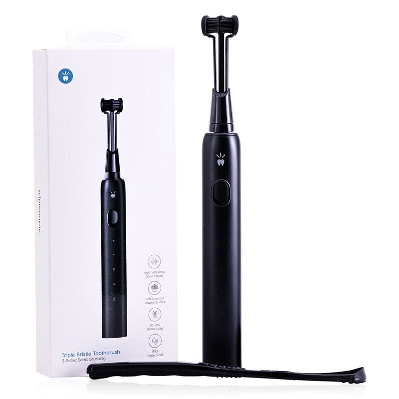Triple Bristle Max 3-sided Sonic Electric Toothbrush