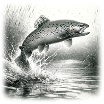 "Trout Madness - Leap and Splash" - ASScoozie Design on FrostBuddy Universal Buddy | A Sweet Sip