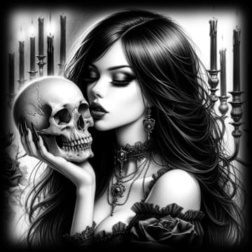 "Undying Love - Rose & Skull" - ASScoozie Design on FrostBuddy Universal Buddy | A Sweet Sip