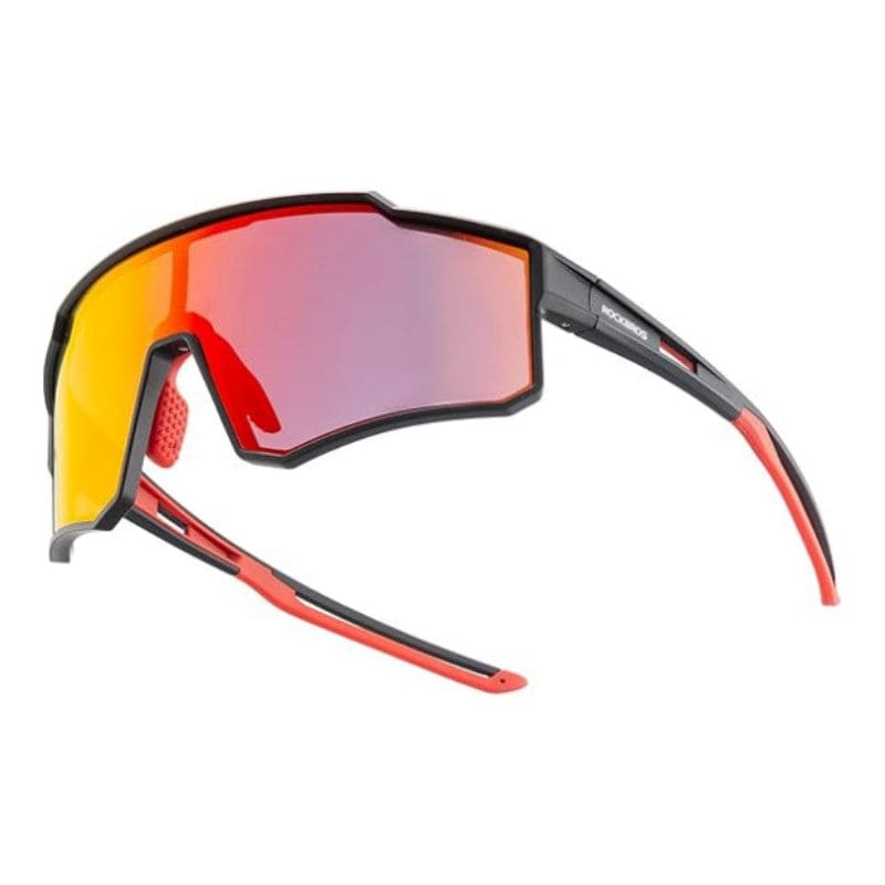 Unisex Polarized Cycling Sunglasses with TR90 Frame - Black