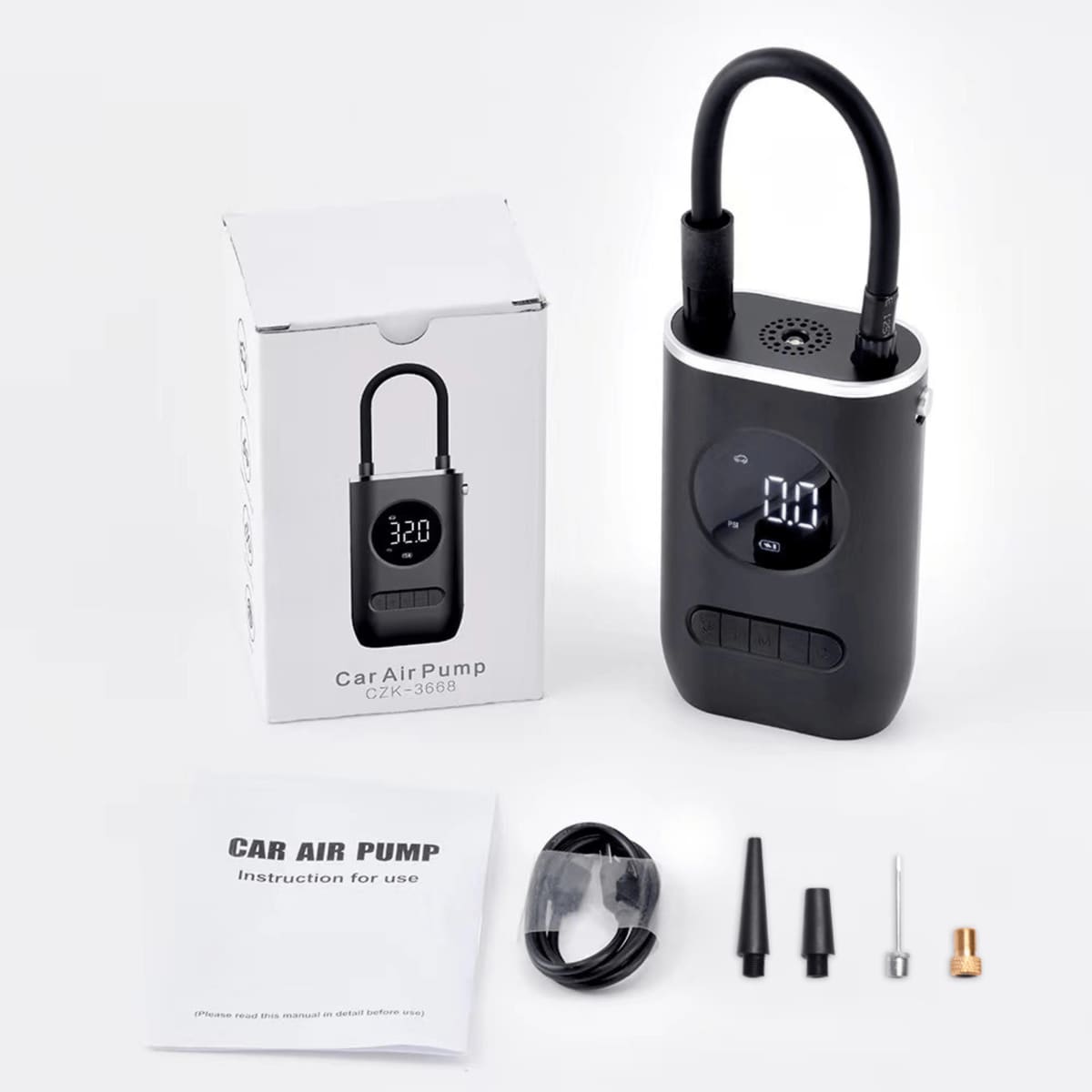 Mini Portable Electric Bicycle Tire Inflator Pump