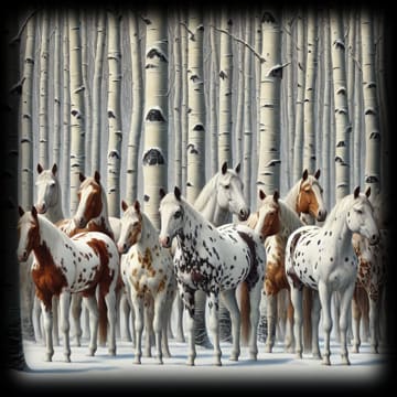 "Wild Horses - Birch Grove" - ASScoozie Design on FrostBuddy Universal Buddy | A Sweet Sip
