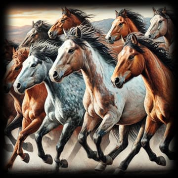 "Wild Horses - Running Free" - ASScoozie Design on FrostBuddy Universal Buddy | A Sweet Sip