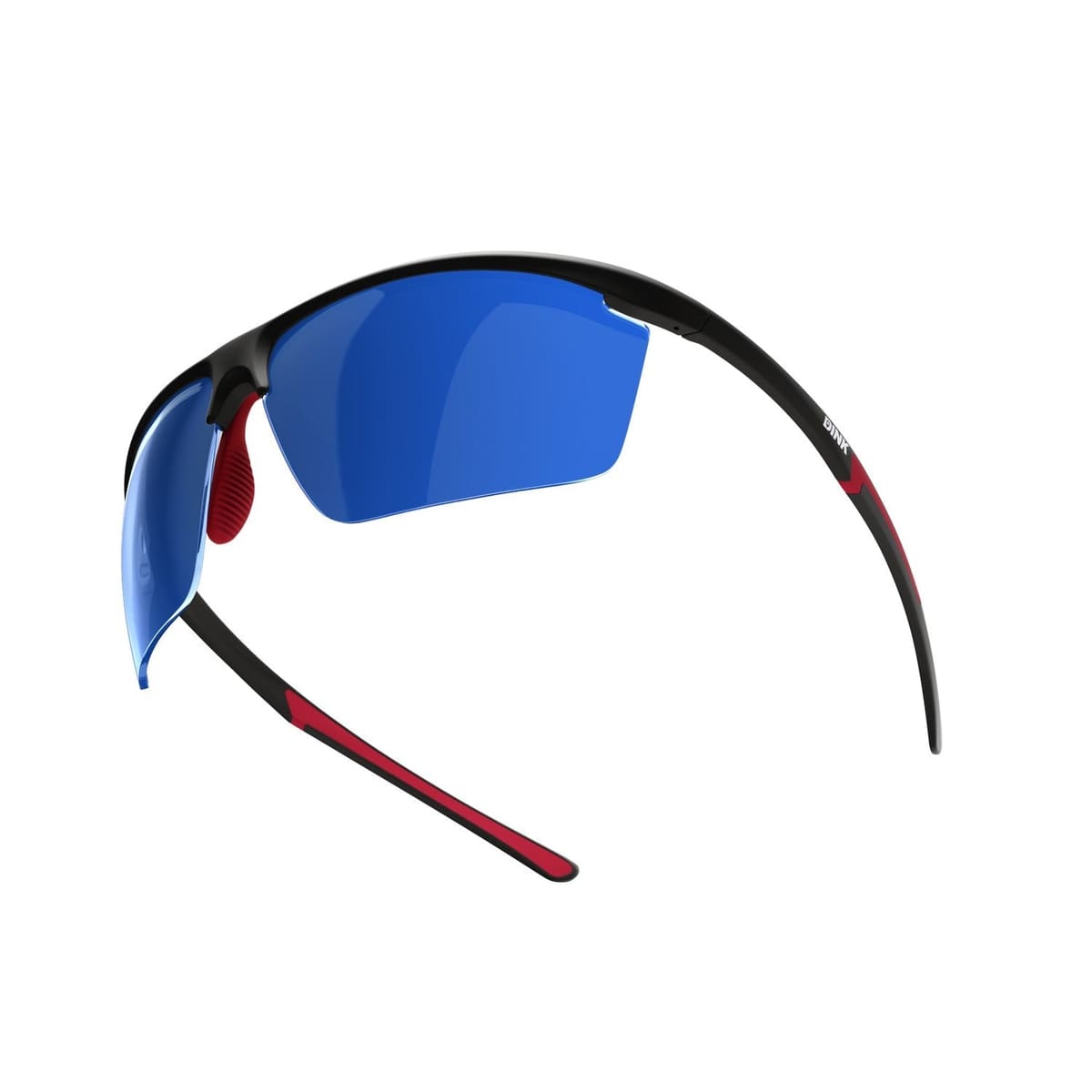 Daytona Petite Large Sunglasses - Black/Red