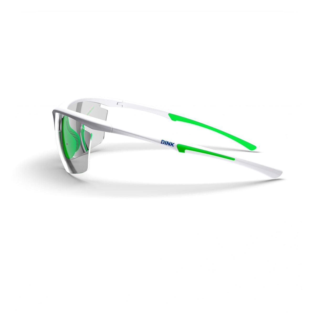 Daytona Petite Sunglasses - White/Green