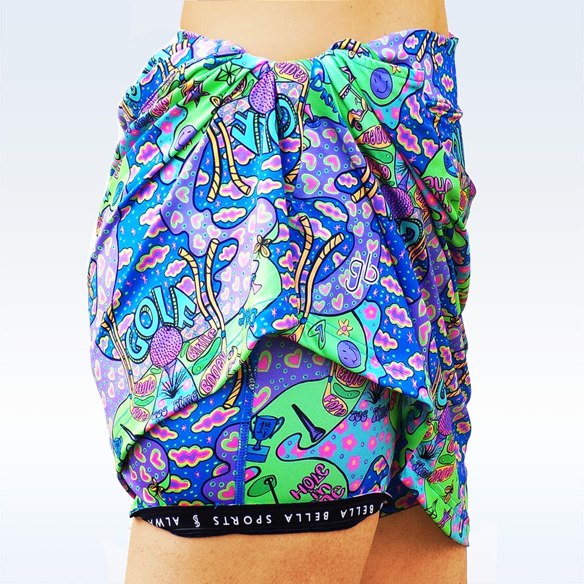 Pickleball Bella Groovy Straight Golf Skort