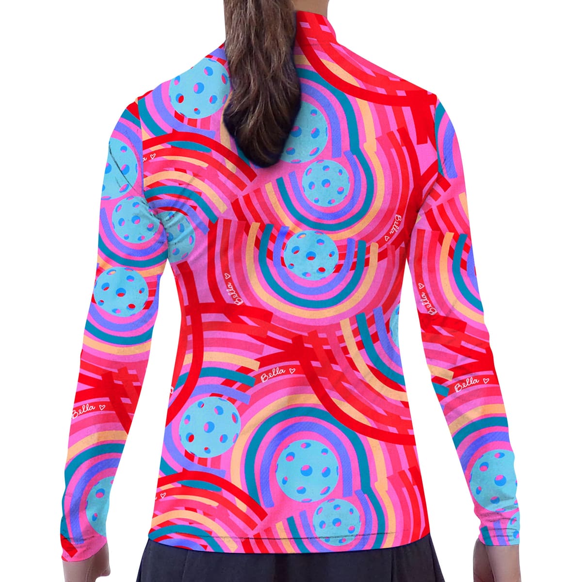 PB 1/4 Zip Long Sleeve Circle