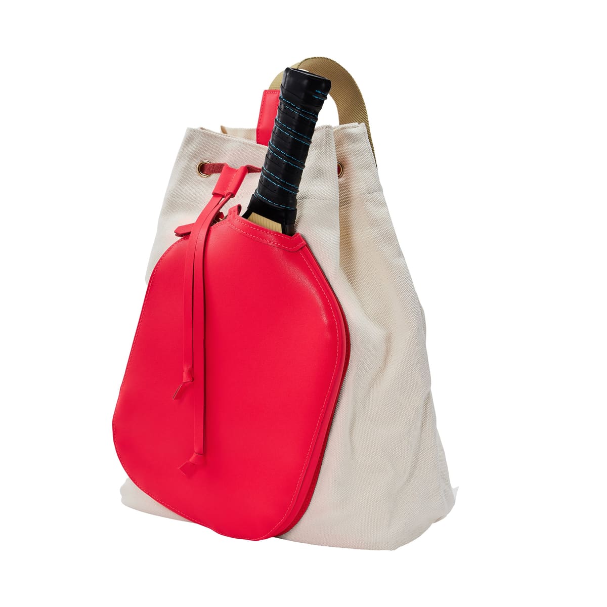 PB Neon Diva Pink Pickleball Drawstring Bag